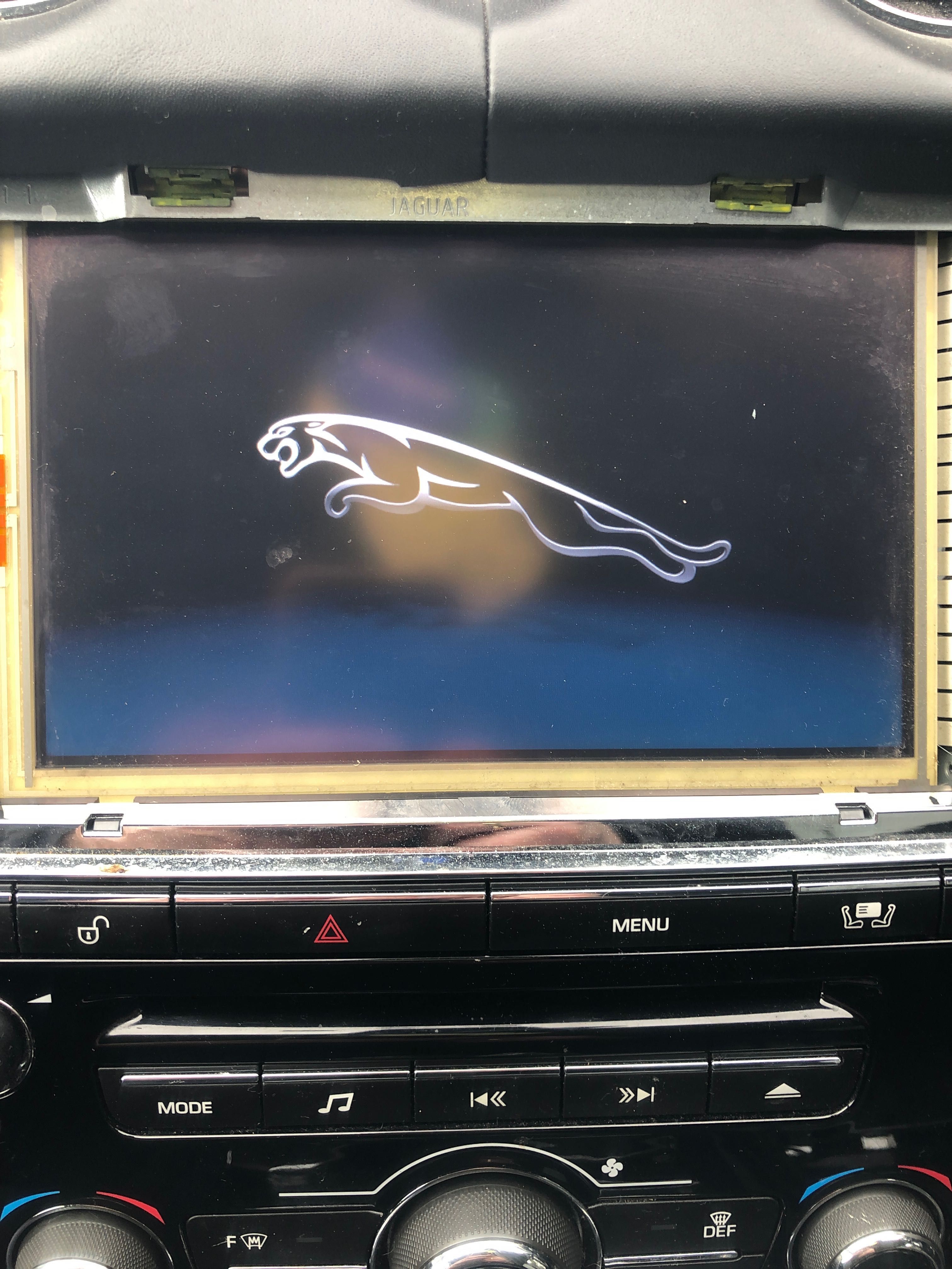 Jaguar xj x351 wyswietlacz nawigacji monitor