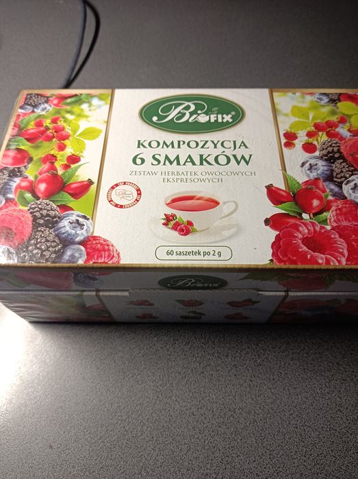 Biofix zestaw herbatek owocowych nowe