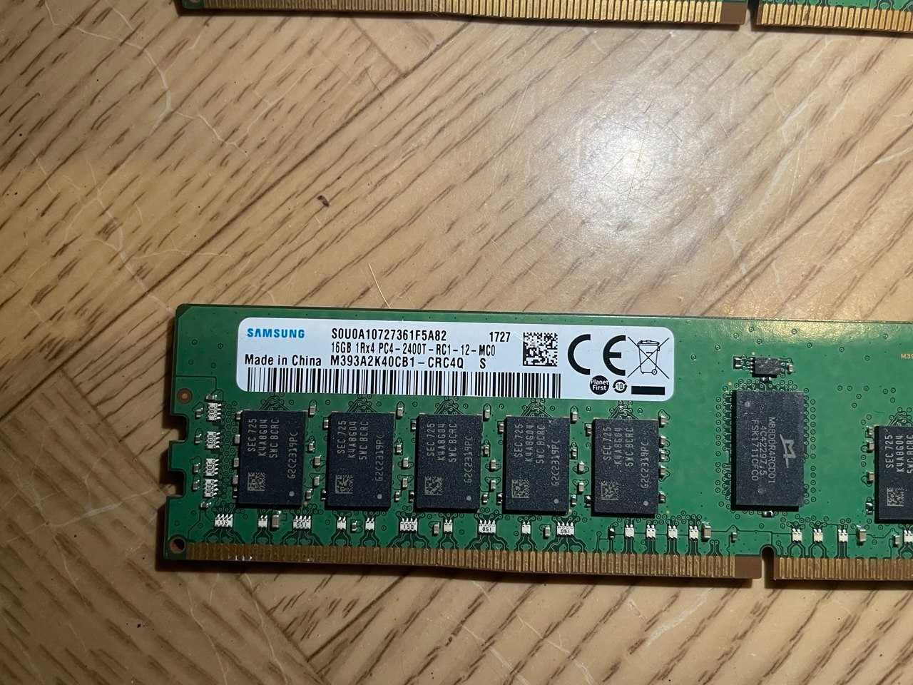Серверна оперативна пам'ять  DDR4 16GB 2400MHz RDIMM 1Rx4 PC4-2400T