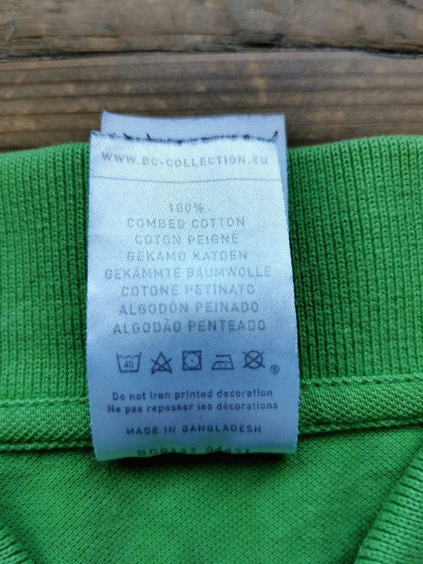 Zielona koszulka polo, rozmiar M