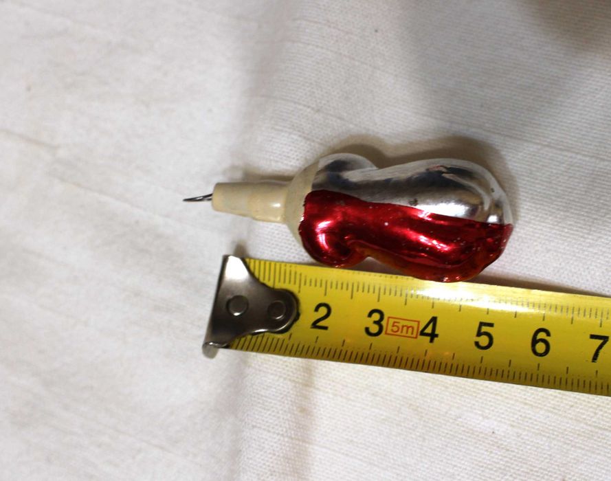 Ёлочные игрушки СССР мини 2 шт. одним лотом