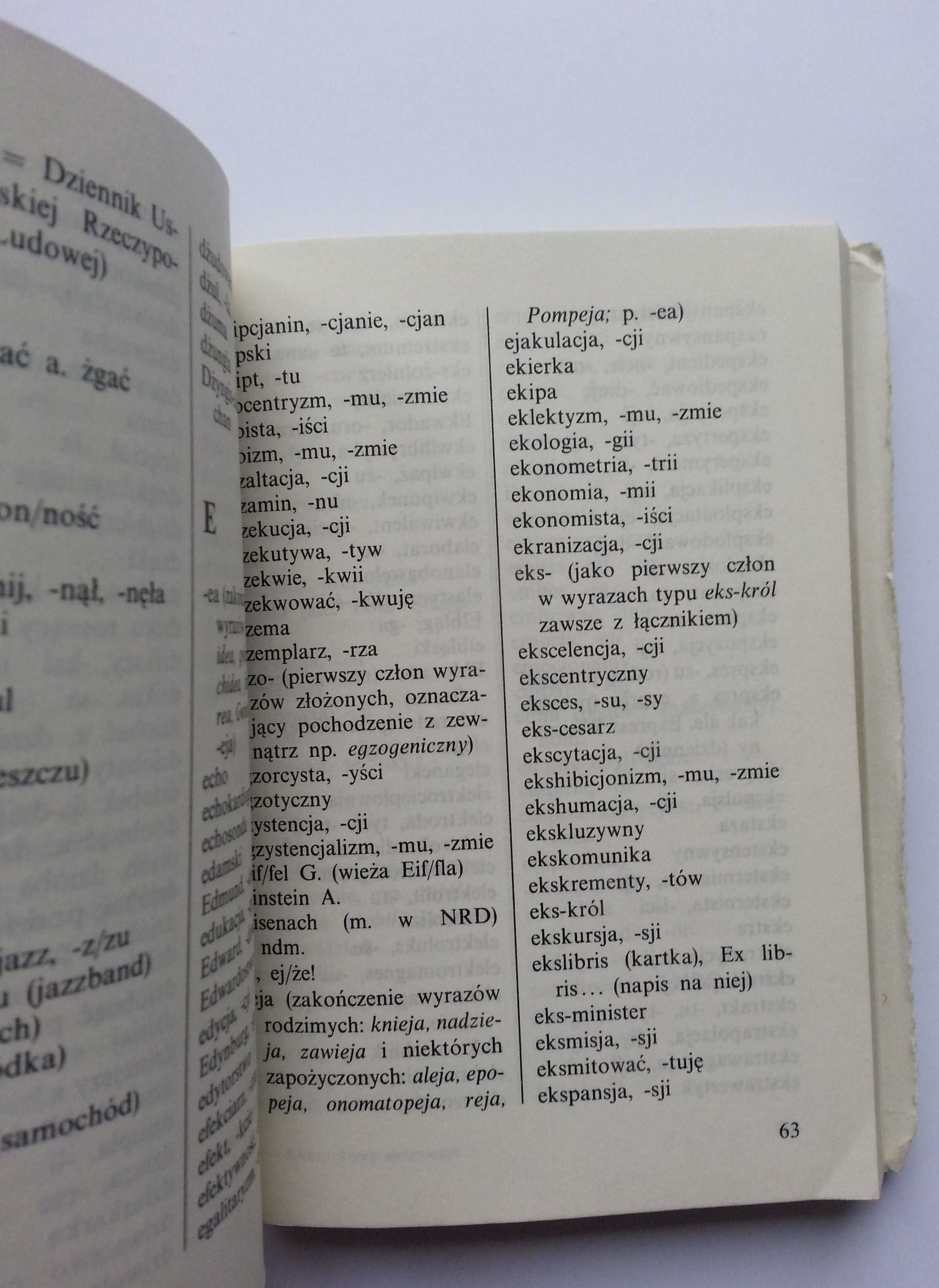 Kieszonkowy słownik ortograficzny