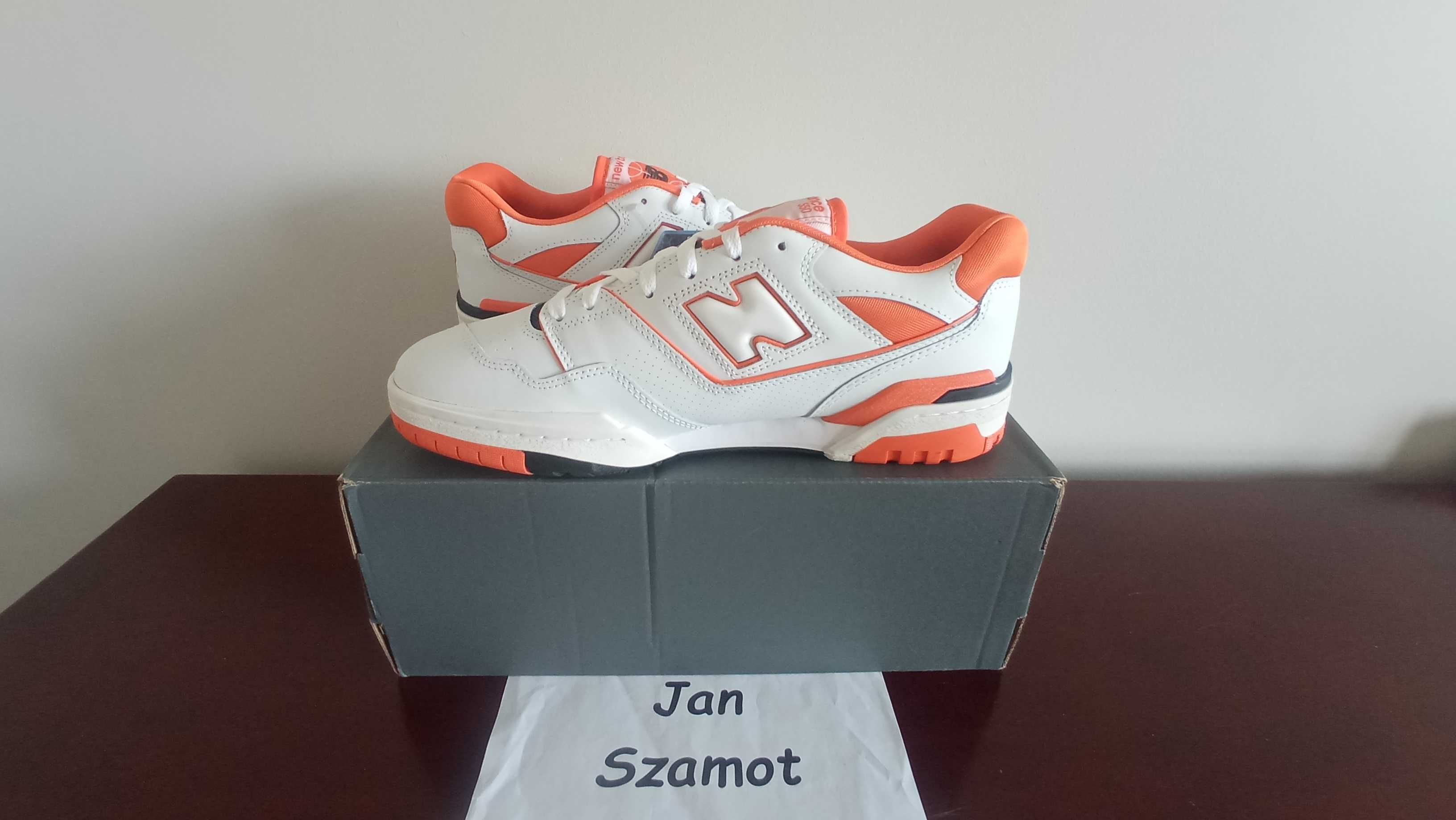 44 Buty New Balance 550 Syracuse BB550HG1 Orange White
