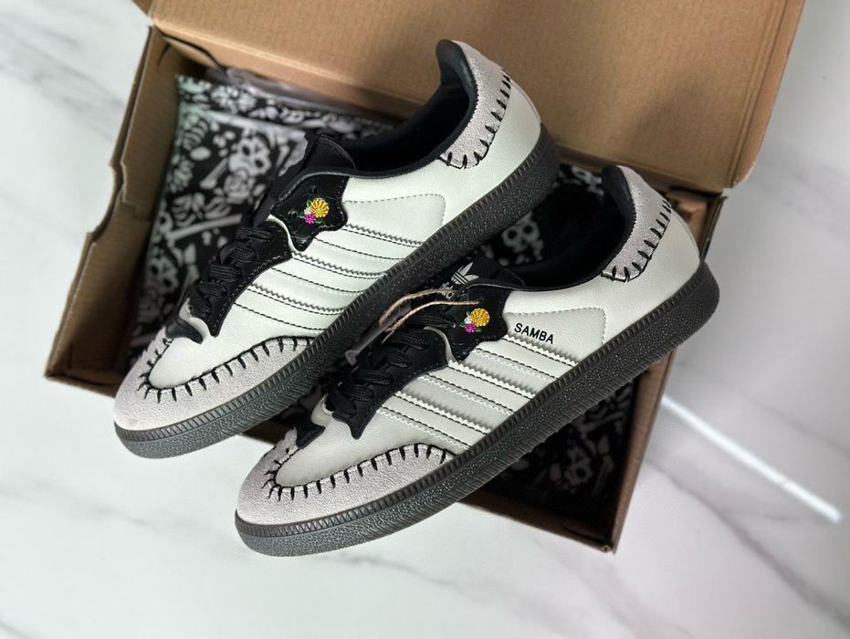 Adidas Samba OG "Dia dos Mortos - Branco"