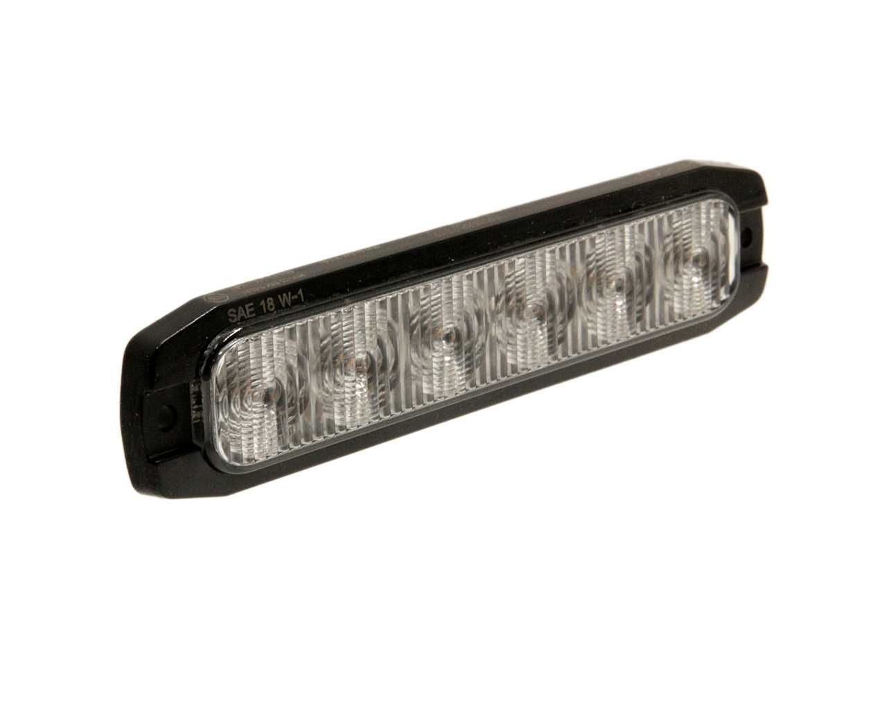 Strob led branco super slim FIN6