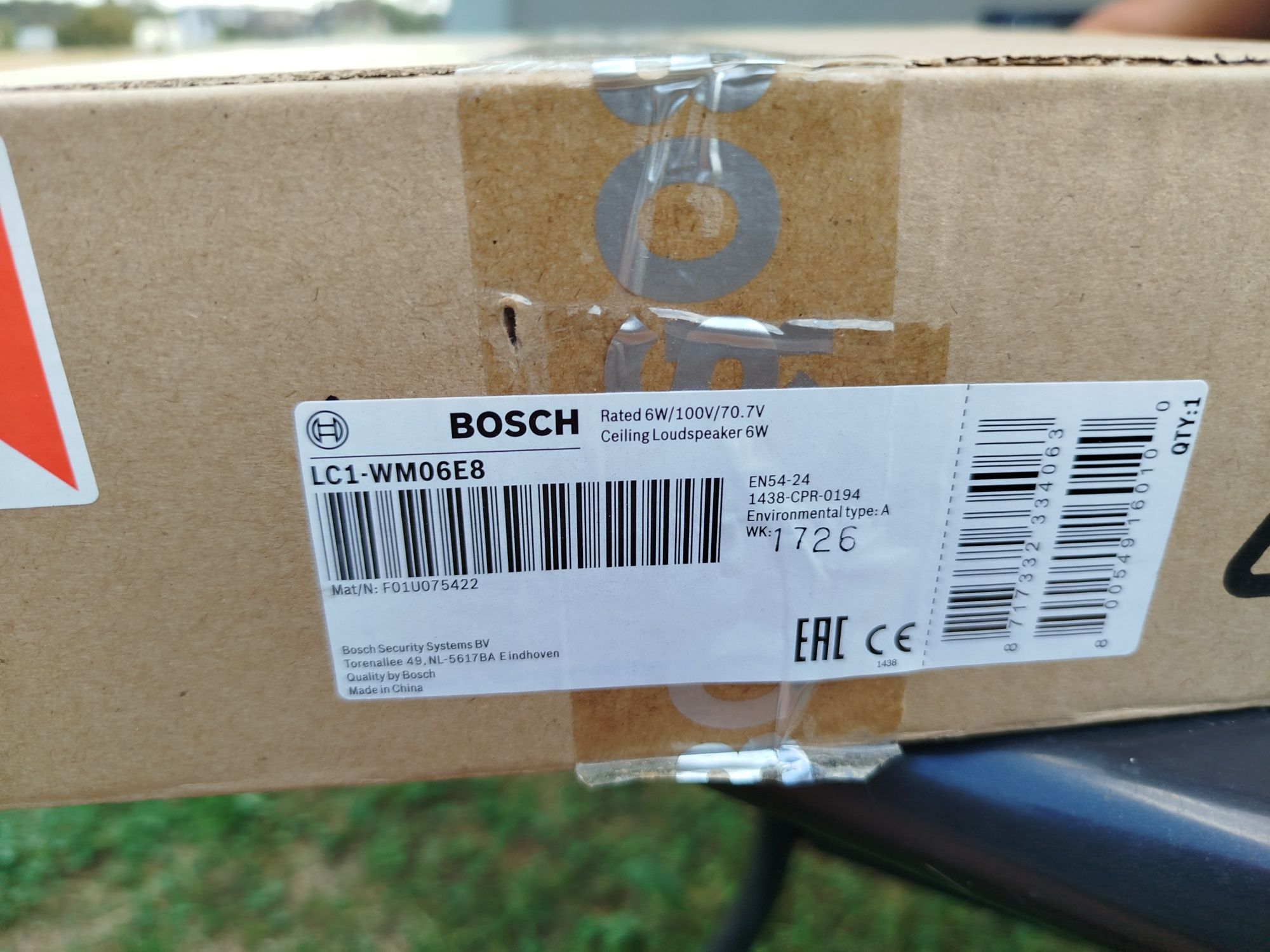 BOSCH LC1 Głosnik sufitowy zestaw z obudową.