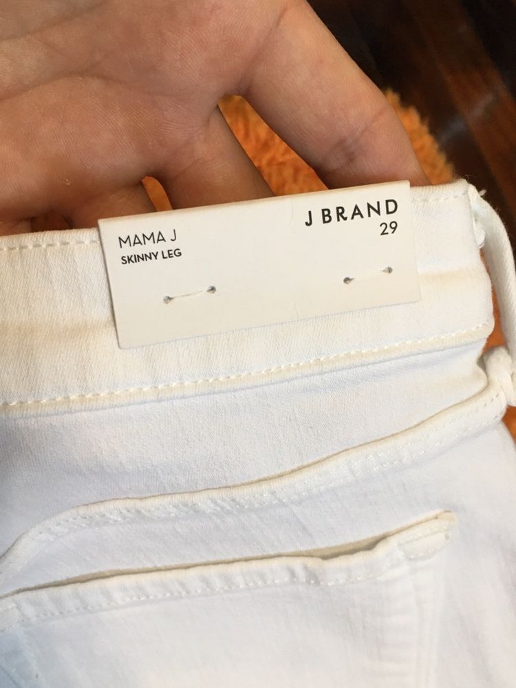 New женские джинсы брюки J Brand 29 белые