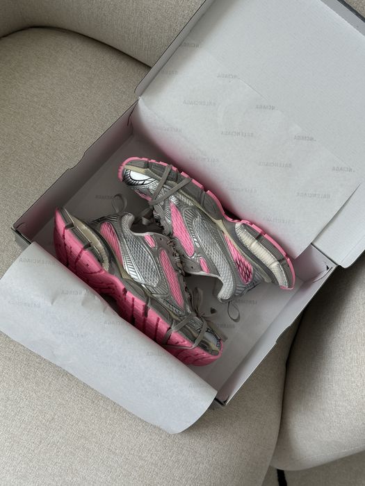 БЕЗ ПЕРЕДОПЛАТ‼️Жіночі кросівки BALENCIAGA 3XL Sneaker in Silver Pink