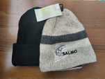 Шапка Salmo WOOL вовна і чорна акрил