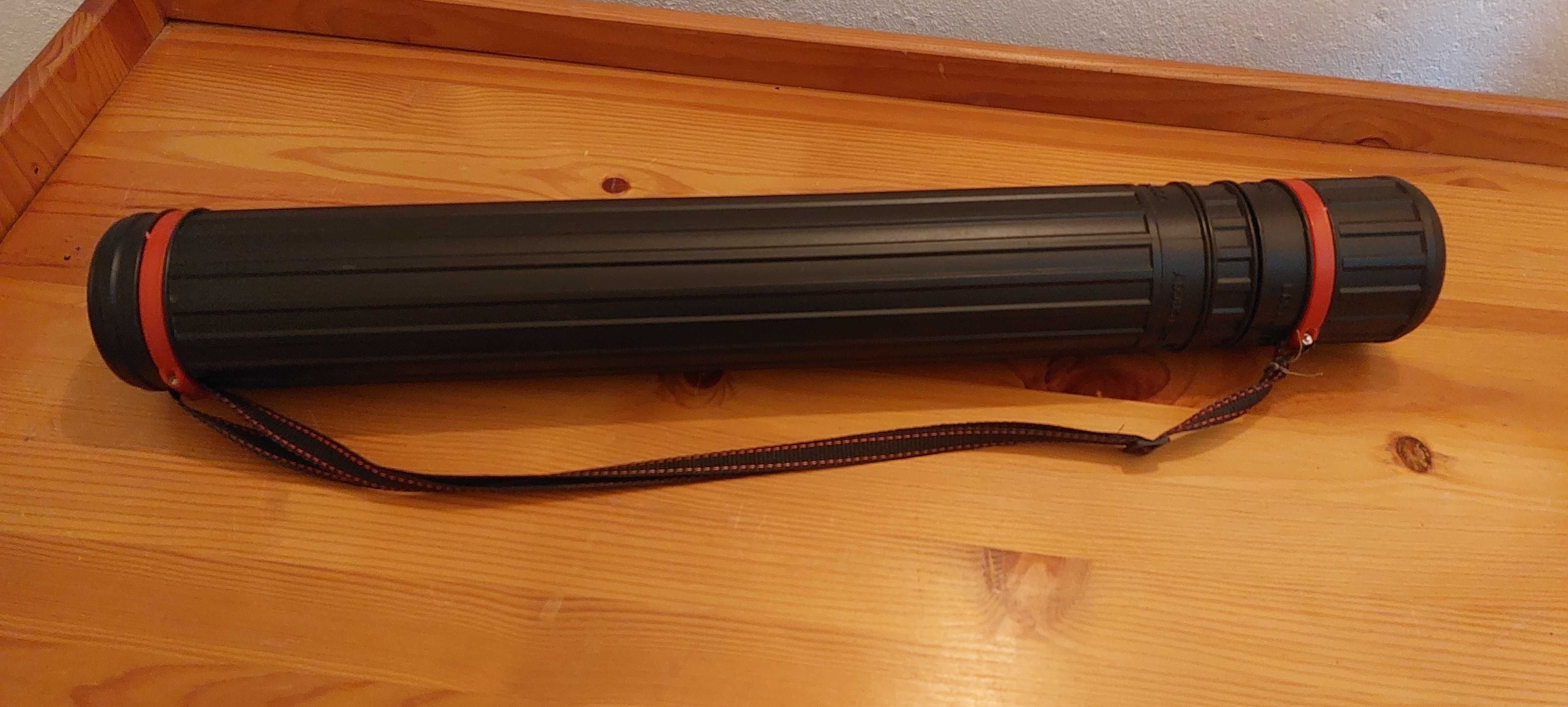 Tubo para Desenhos Extensível, 110 cm, Preto como niovo