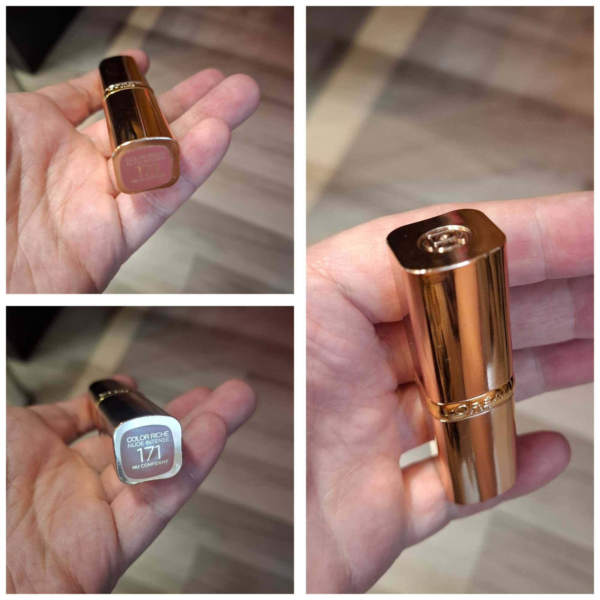 Помада Pudra Cosmetics тон 21 и L'Oreal лореаль 171