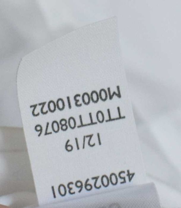 Tommy Hilfiger biała koszula z krótkim rękawem 41 r. 16 m