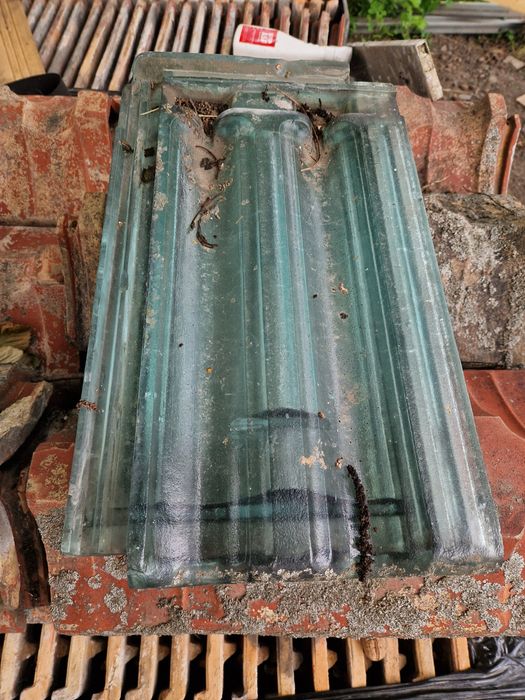 Dachówka z demontażu, poniemiecka