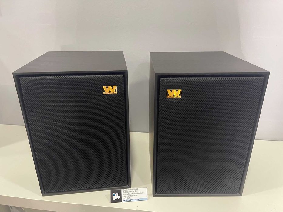 Colunas Monitoras Wharfedale Denton 85, 2 vias, 20/120 Watts