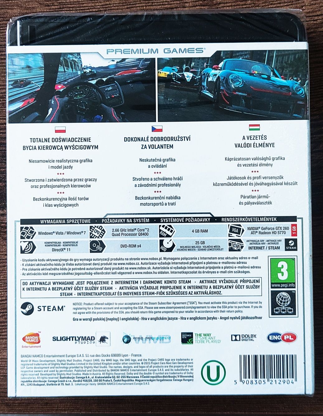 Project Cars PC wyścigi