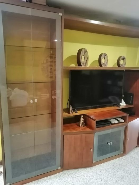 Conjunto Mobília Sala - Madeira de Cerejeira