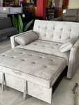 LIQUIDAÇAO TOTOAL SOFA CAMA EM COR CINZA ENVIO GRATIS PAGA NA ENTREGA