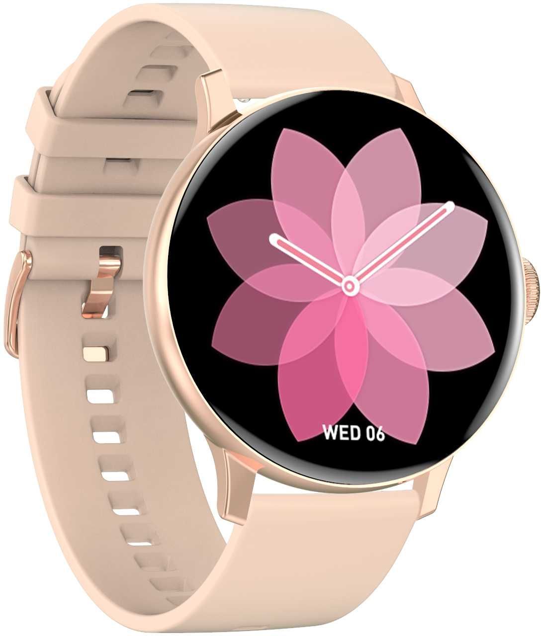 Damski SMARTWATCH zegarek rozmowy menu PL powiadomienia na prezent