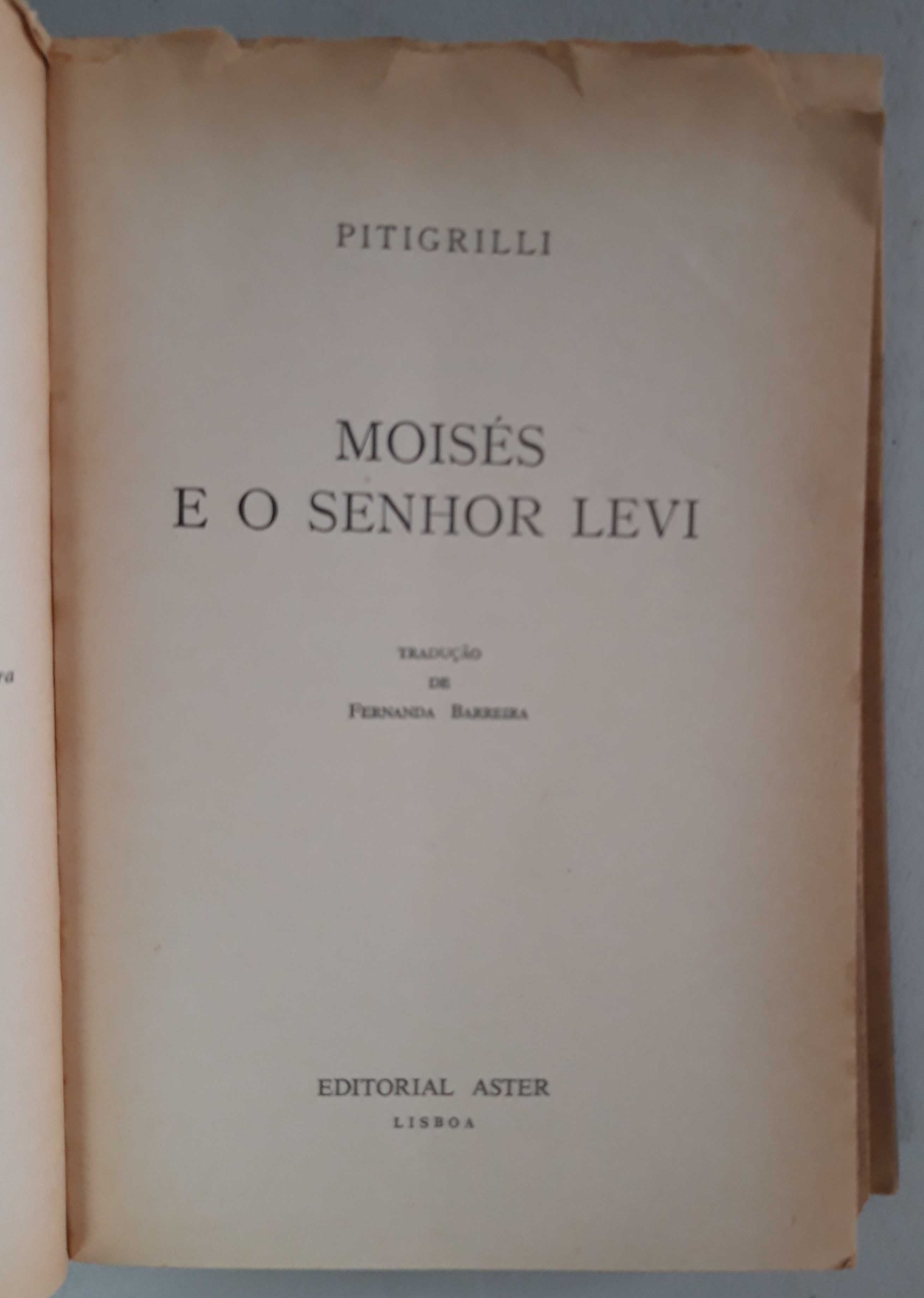 Livro- Ref CxC  - Pitigrilli - Moisés e o Senhor Levi