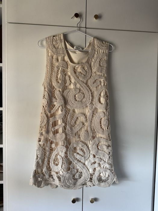 Vestido croche como novo