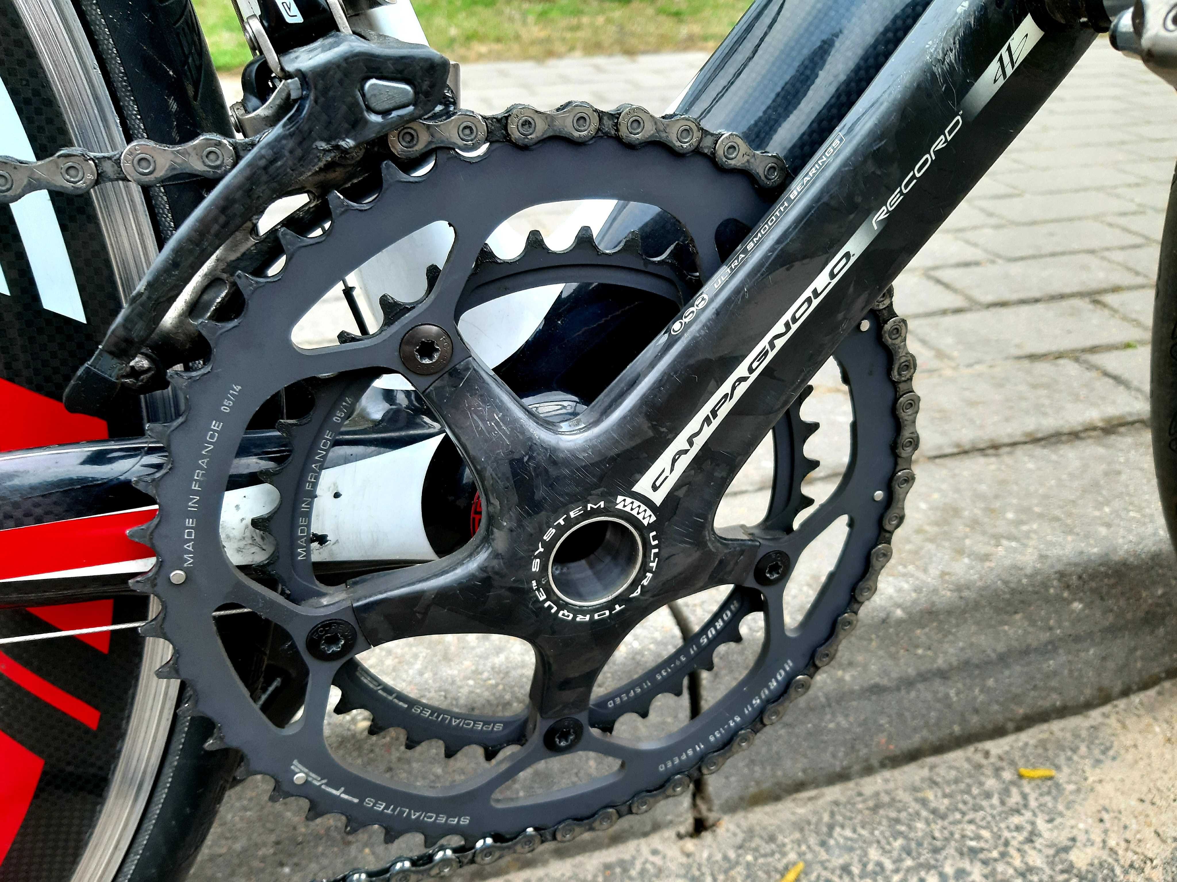 Eddy Merckx EMX-5 Campagnolo Record 2x11 carbon 7kg roz. 57