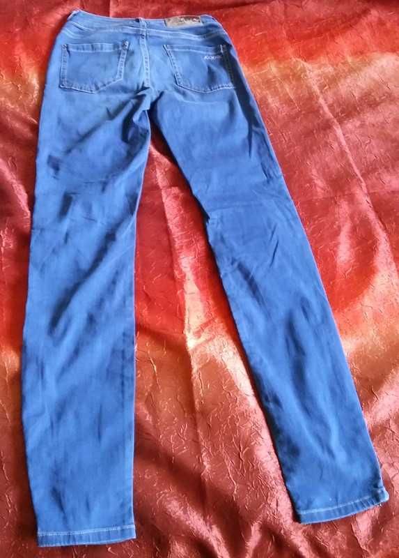 School Rag nowe niebieskie jeansy rurki rozm 24