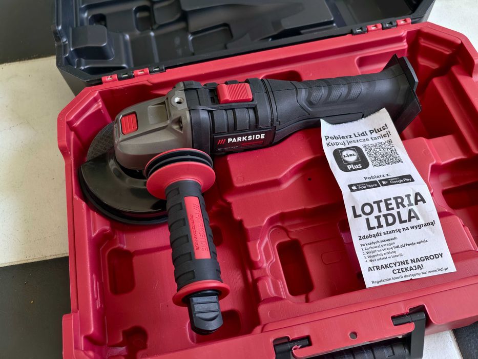 Parkside PERFORMANCE PWSAP 20 Li C3 Akumulatorowa Szlifierka kątowa