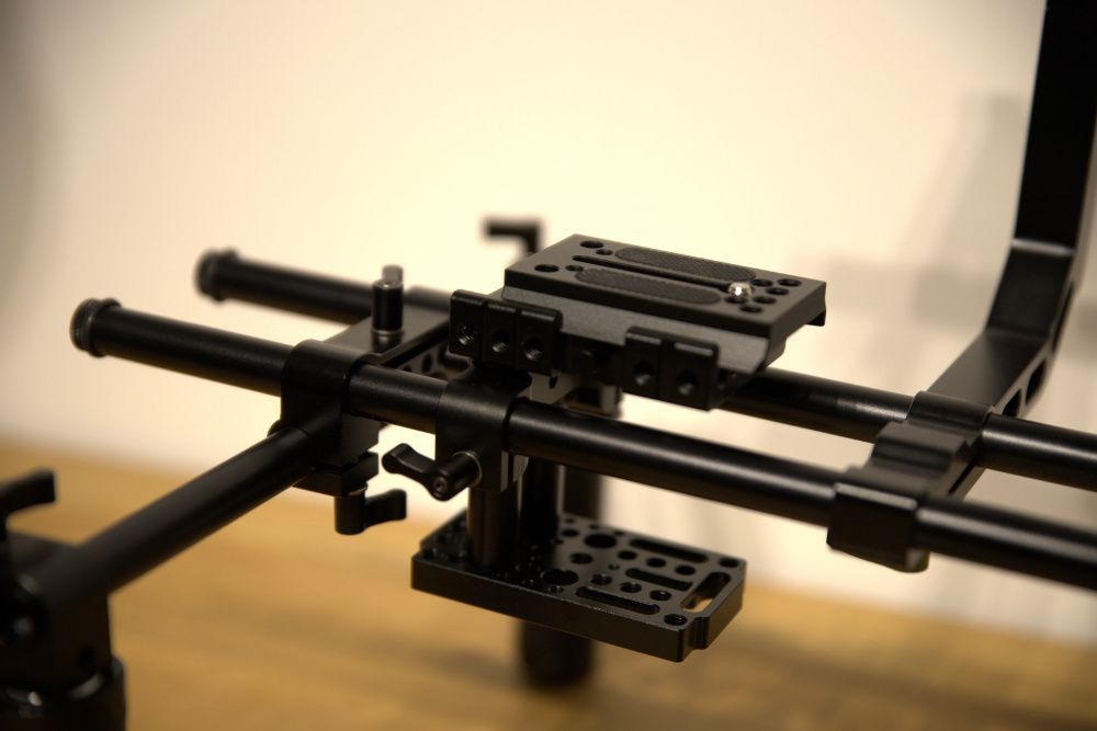 Rig camerowy, stabilizator, klatka,ramie Lanparte C-shape&szyny,plytka