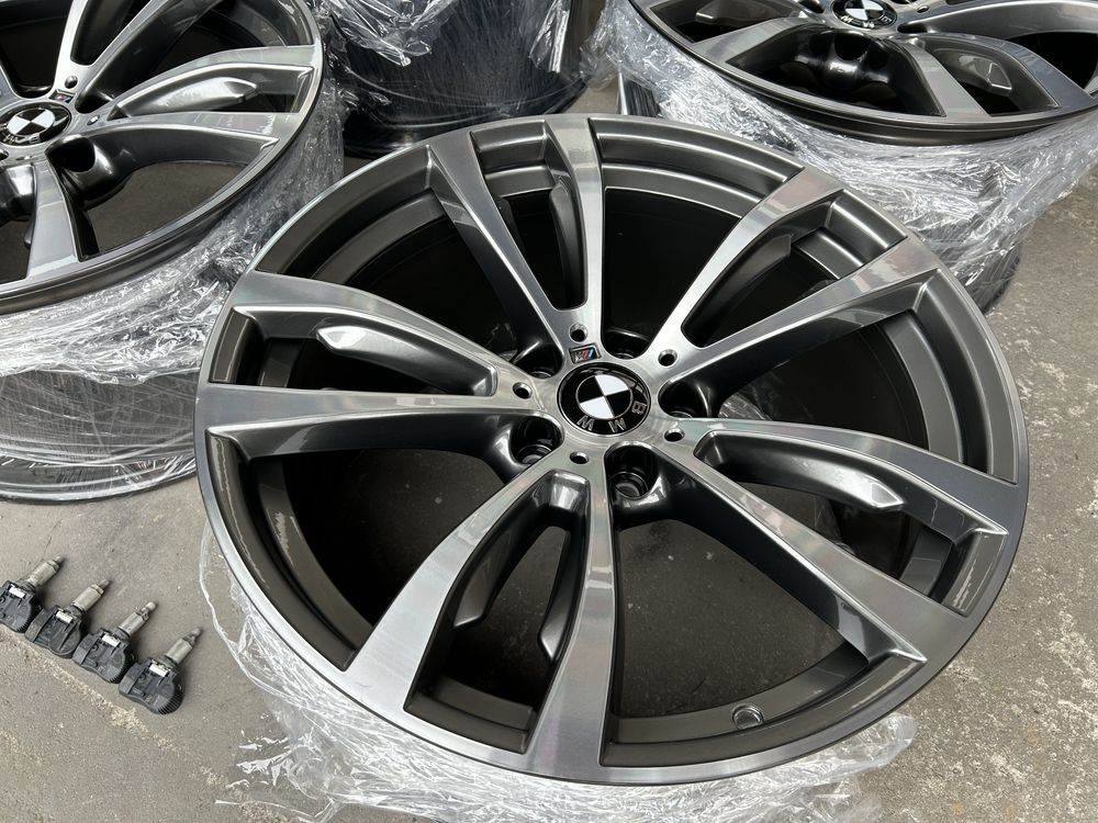 Felgi bmw x5 f15 x6 F16 F01 5x120R20 M-pakiet kpl.czujnikami i Oponami