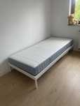 2x Lozko 90x2000 z materacem Vesteroy Ikea
