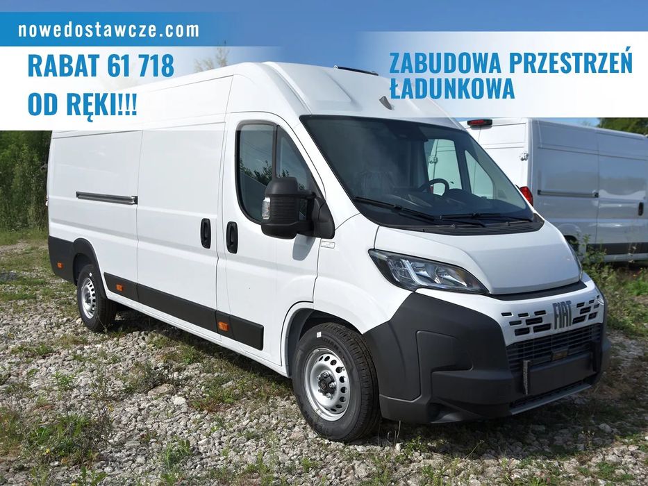 Fiat Ducato L4H2 140KM DMC 3.5t  L4H2 140KM DMC 3.5t | Furgon | Kamera cofania | Drzwi 270 stopni