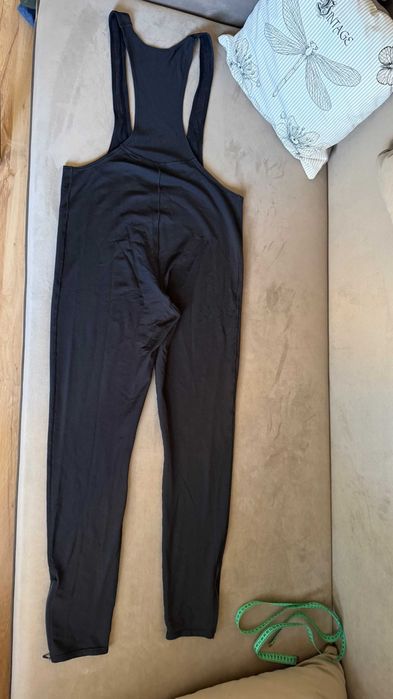 Męskie legginsy rowerowe, ocieplane, z szelkami Torpedo, r. L/XL.