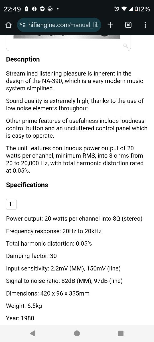 Продам підсилювач NIKKO NA-390 II