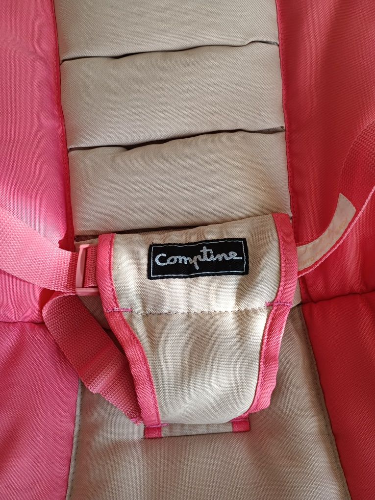 Espreguiçadeira para bebé cor de rosa