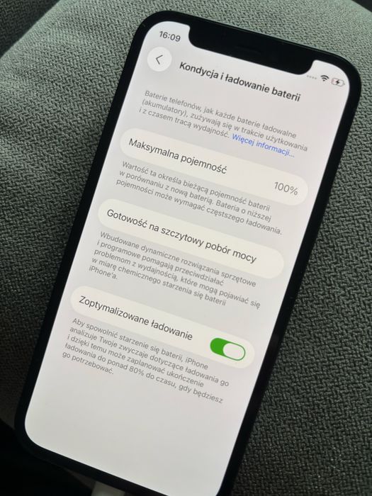iPhone 12 mini, czarny, 100% bateria