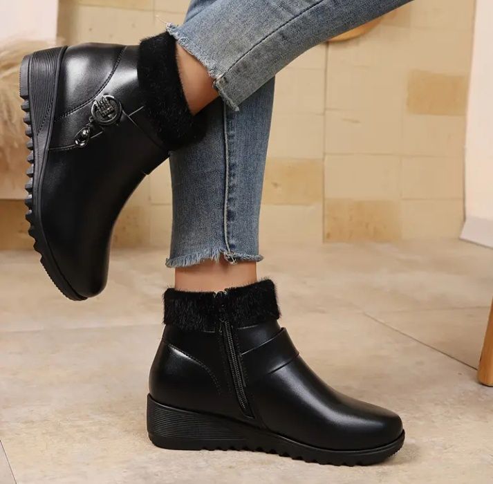 Полусапожки с мехом, стелька 26,4