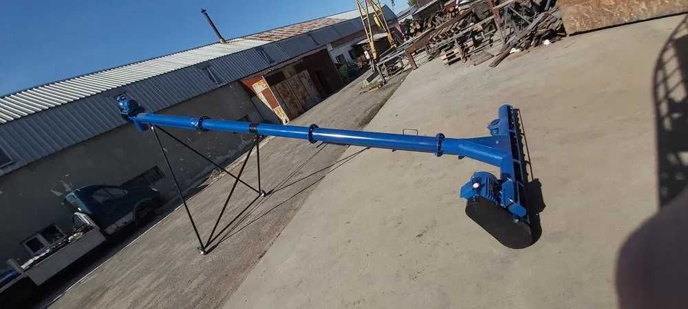 Шнек для зерна 133*2000, погрузчик шнековый, протравитель зерна