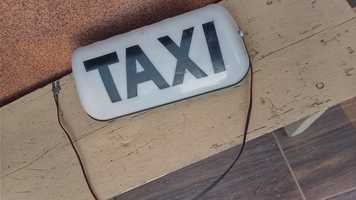 Stara lampa TAXI