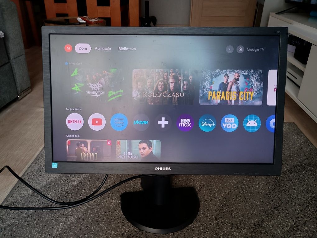 Monitor  Philips MODEL ID: 243V5LSB5/00 używany