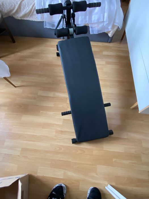 ławeczka  Crane z gumami do ćwiczeń