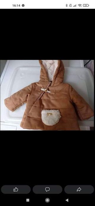 Casaco bebê Zippy