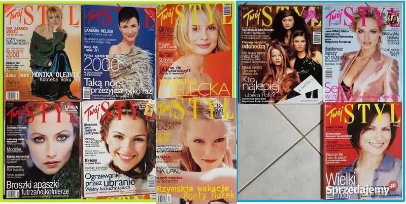 twój styl kolekcja unikat vintage retro prl czasopismo miesięcznik