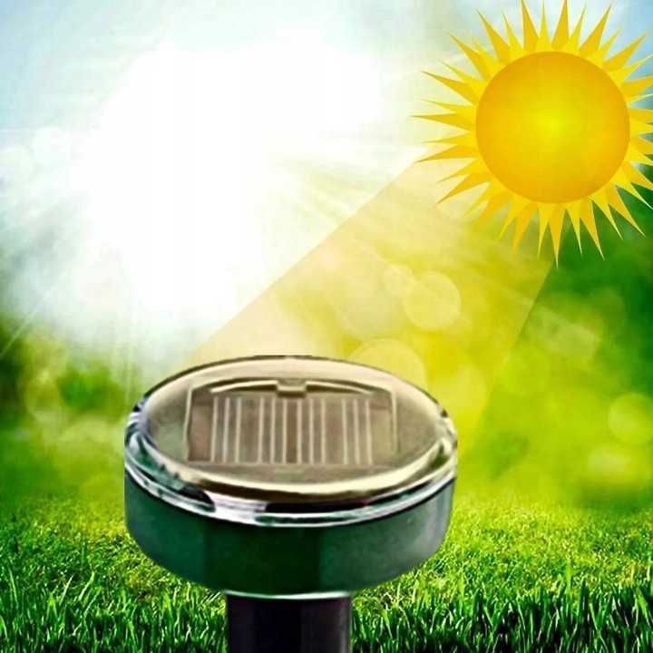 4x Mocny Odstraszacz Kretów Solarny Na KRETY NORNICE MYSZY GRYZONI XXL