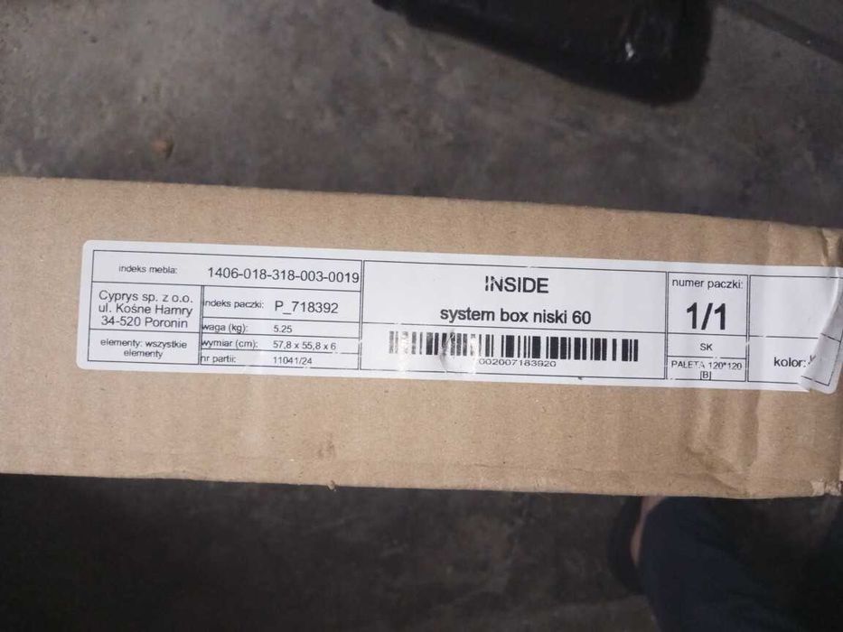 Szuflada do mebli kuchennych z Agata Meble (Inside system box biały)