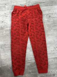 Czerwone spodnie Sinsay 128