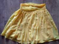 Żółta, letnia spódnica