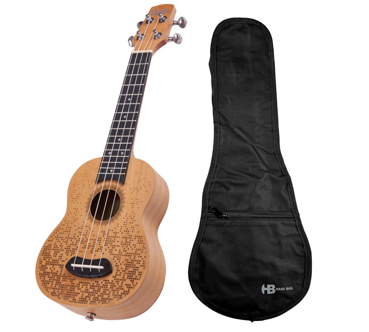 Laila UFG-2111-C Rainsquare - ukulele sopranowe + POKROWIEC