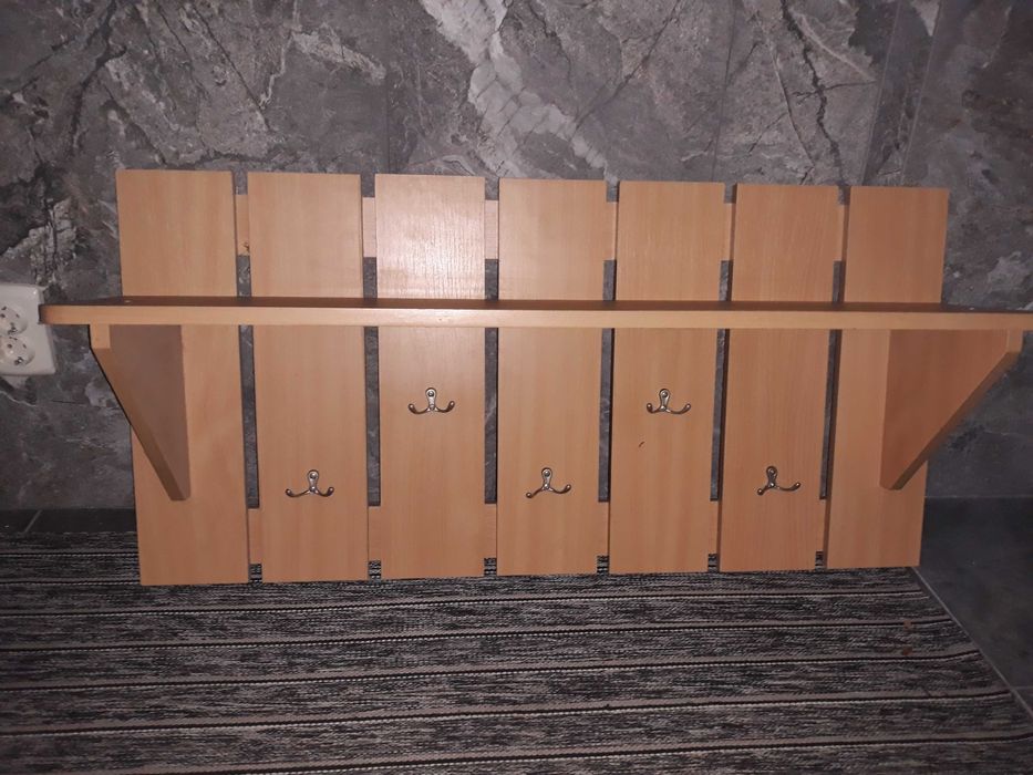 Вішалка для одягу, колір сонома, б.у.