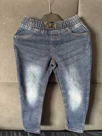 Spodnie 110 na gumce bawelna a’la jeans
