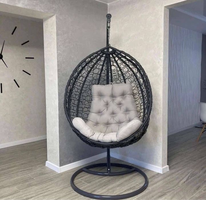 Плетене крісло-кокон GARDEN — для кафе, тераси, дому. Доставка по Укр.
